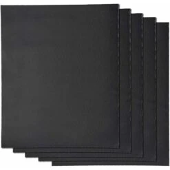 Tapis De Cuisson Barbecue X5 Set De 5 Tapis De Grillade XL 50x40 Cm Anti-adhérent Réutilisable Feuilles Pour Four Gaz électrique Bbq Charbon Bois Micro-ondes En Silicone