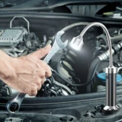 Pièce Détachée Pour Barbecue Et Plancha　Lampe Pour Barbecue Lot De 2 Lumières LED De Gril BBQ Avec Base Magnétique Rotation à 360 Degrés Flexible Réglable Pour Barbecue, Camping, Fête, Extérieur -Jardin Calme Soldes Magasin 96341419 5