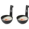 Pocheuse à Oeufs Lot De 2, Inox, Pochée, Revêtement Antiadhésif 1 Pocheuse à Oeufs Lot De 2, Inox, Pochée, Revêtement Antiadhésif -Jardin Calme Soldes Magasin 96363587 1