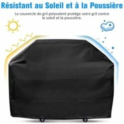 Couverture De Barbecue Couverture De Gril BBQ Housse De Gril Extérieure étanche à La Poussière Et à La Crème Solaire ( XXL) 190 71 117cm(A) -Jardin Calme Soldes Magasin 97197525 3