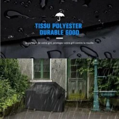 Couverture De Barbecue Couverture De Gril BBQ Housse De Gril Extérieure étanche à La Poussière Et à La Crème Solaire ( XXL) 190 71 117cm(A) -Jardin Calme Soldes Magasin 97197525 4