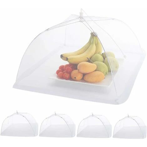 5pcs Cloche Alimentaire Pliable En Maille Housse Couverture De Nourriture à Pop-up Anti-Mouches Moustiques Pique-Nique-43cm 3 5pcs Cloche Alimentaire Pliable En Maille Housse Couverture De Nourriture à Pop-up Anti-Mouches Moustiques Pique-Nique-43cm