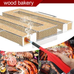 Boîte à Fumée Froide, Générateur De Fumée Froide En Acier Inoxydable, Boîte à Fumée Froide Pour Barbecue Avec Brosse Et Crochets, Bouilloire, Fumoir Pour Jardin, Camping, Cuisine En Plein Air -Jardin Calme Soldes Magasin 97635968 3