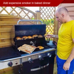 Boîte à Fumée Froide, Générateur De Fumée Froide En Acier Inoxydable, Boîte à Fumée Froide Pour Barbecue Avec Brosse Et Crochets, Bouilloire, Fumoir Pour Jardin, Camping, Cuisine En Plein Air -Jardin Calme Soldes Magasin 97635968 4