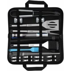 Barbecue Utensils Barbecue Kit,Ensembles D'ustensiles Pour Barbecue,25pcs Accessoires Barbecue Acier Inoxydable STANEW Pour Camping Barbecue Cadeau Homme -Jardin Calme Soldes Magasin 98728148 5