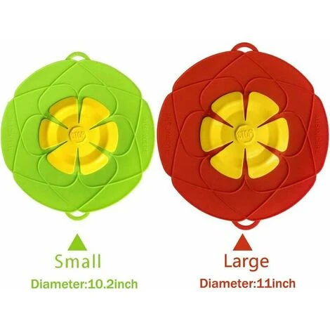 Couvercle Anti-déversement, Couvercle Anti-déversement, Outil De Cuisine Multifonction 10,2 Pouces + 11 Pouces 4 Couvercle Anti-déversement, Couvercle Anti-déversement, Outil De Cuisine Multifonction 10,2 Pouces + 11 Pouces – Image 2
